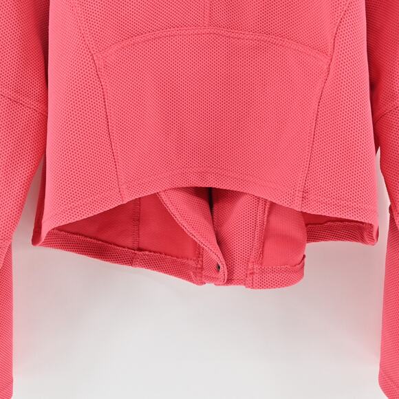 TORRID Womens Moto Jacket Size 3X Textured Pink Asymmetric Full Zip Casual Chic - Picture 13 of 14